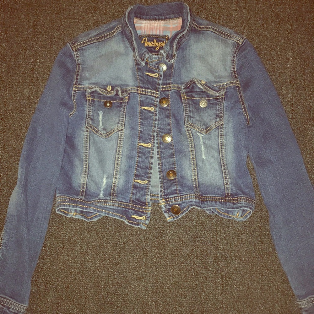 Medium blue jean jacket